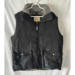 90s VTG Powder River Outfitters Puffer Vest Jacket Mens L Street Work Wo…